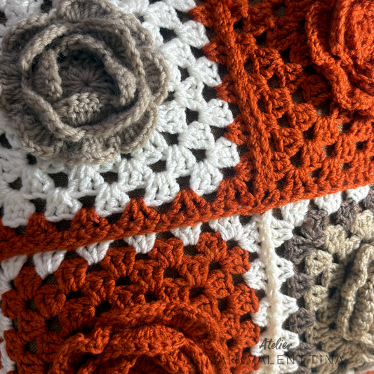 Cojín Rosas de Otoño